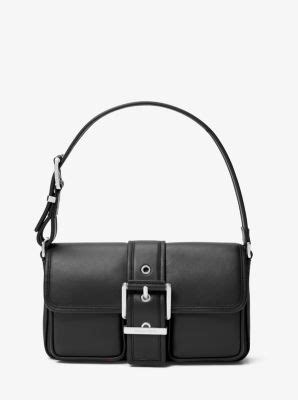 michael kors braided grommet bag|Colby Medium Grommeted Leather Shoulder Bag .